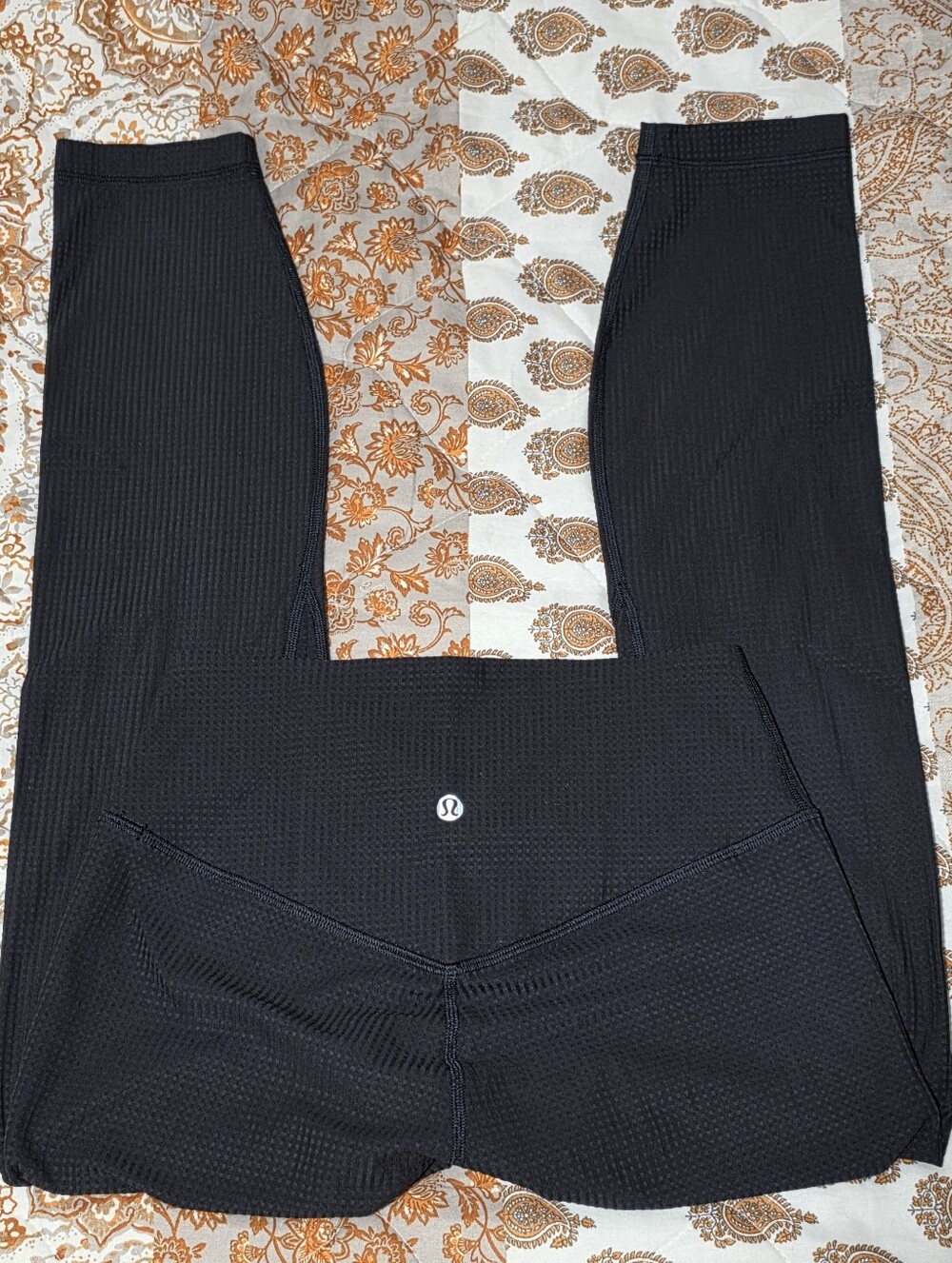 lululemon athletica Women’s Black Ribbed Performance Pants